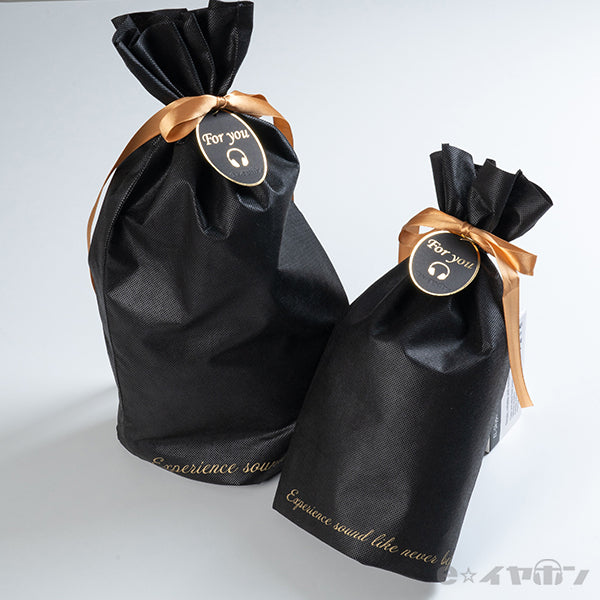 有料ギフトラッピング BLACK 「不織布+タグセット」