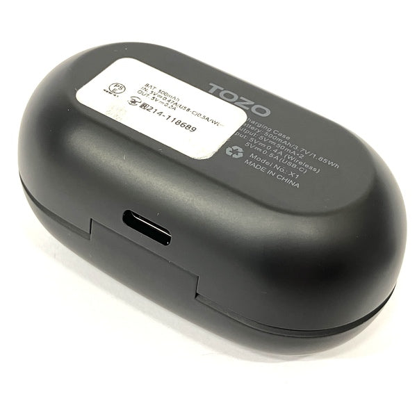 【中古】TOZO Golden X1 EarBuds Black【秋葉原】