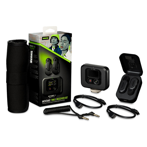 SHURE MoveMic Two 受信機キット 【MV-TWO-KIT-J-Z6】 – e☆イヤホン