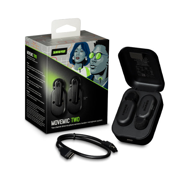 SHURE MoveMic クリップオン・ワイヤレスマイクロホン – e☆イヤホン