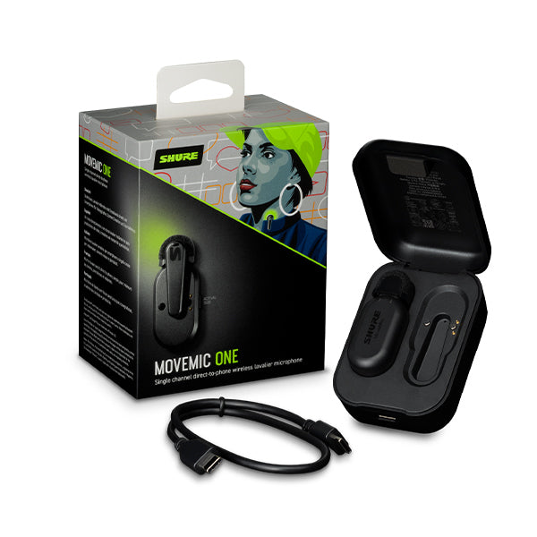 SHURE e☆イヤホン – クリップオン・ワイヤレスマイクロホン MoveMic SHURE クリップオン・ワイヤレスマイク【動作確認済】 One MoveMic 配信機器・PA機器・レコーディング機器