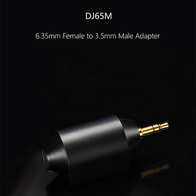 DJ65M 6.35mm to 3.5mmアダプター