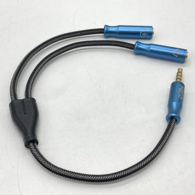 【中古】Millso オーディオ変換ケーブル(3極メスx2-4極オス)【日本橋】