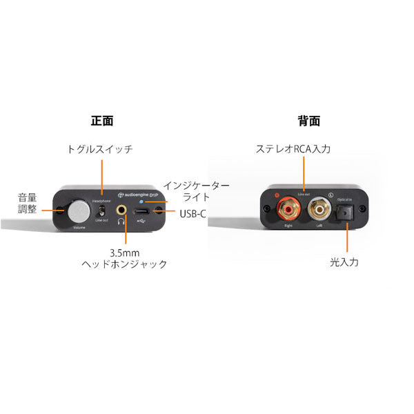 D1P ポータブルヘッドホンアンプ&DAC