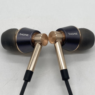 【中古】E1001 Triple-Driver In-Ear Headphones ゴールド【秋葉原】