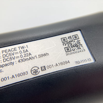 【中古】PEACE TW-1 ブラック【日本橋】