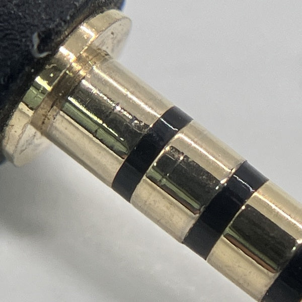 【中古】2.5mm4極プラグ-MMCX(L/R)イヤホンケーブル 1.2m ブラックライン【iect_01_bl2m_b_120】【仙台】