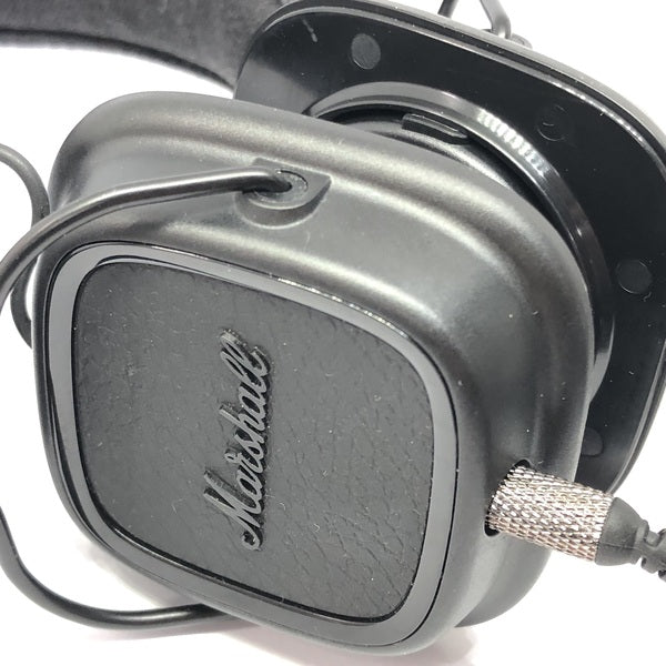 e☆イヤホン 【中古】Marshall Major II pitch black