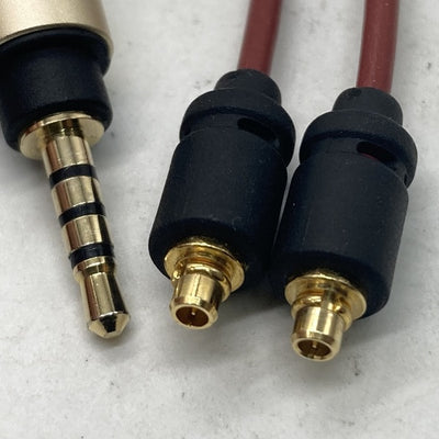【中古】2.5mm4極プラグ-MMCX(L/R)イヤホンケーブル 1.2m【iect_03_bl2m_120】【仙台】