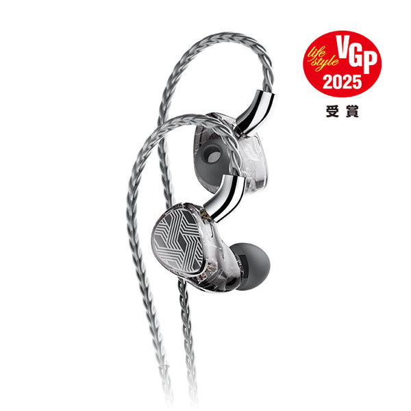 フィーオ ダイナミック型イントラコンカイヤホン(シルバー) FiiO FIO-IEM-FF3-S 返品種別A : FiiO FF5国内正規店販売品イントラコンカ型