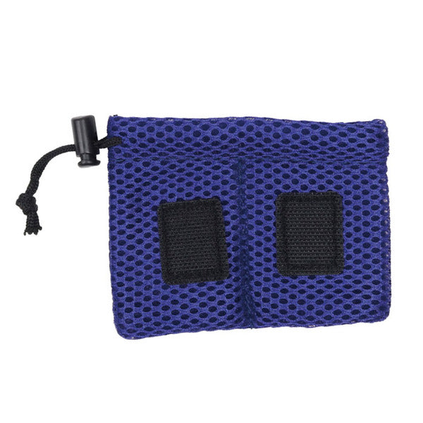 musashino LABEL イヤホン傷防止ポーチ Lサイズ ネイビー【CP