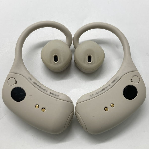 【中古】MBE001 ワイヤレスパーソナルイヤースピーカー ホワイトベージュ【秋葉原】