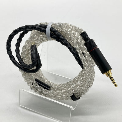 e☆イヤホン 【中古】8芯銀メッキ単結晶銅 リケーブル 2Pin-2.5