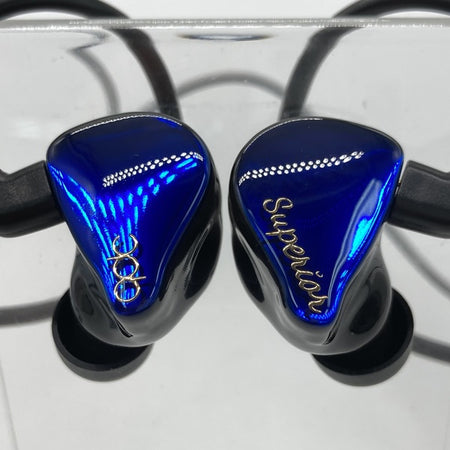 k*u様 qdc SUPERIOR Azure＋イリスケーブル qdc SUPERIOR (スーペリア) Azure Blue 【延長保証(+1年)】 [QDC