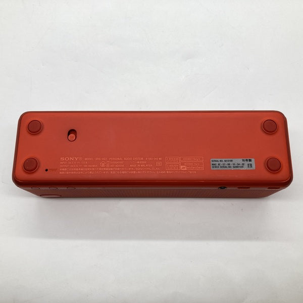 SONY SRS-HG1 シナバーレッド 小寺信良の週刊 Electric Zooma!】第754回：片手で持てる世界