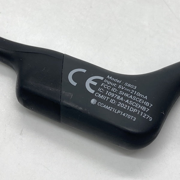 【中古】SHOKZ OPENRUN Miniブラック Shokz 【中古】OpenRun Mini Black【SKZ-EP-000012】【秋葉原