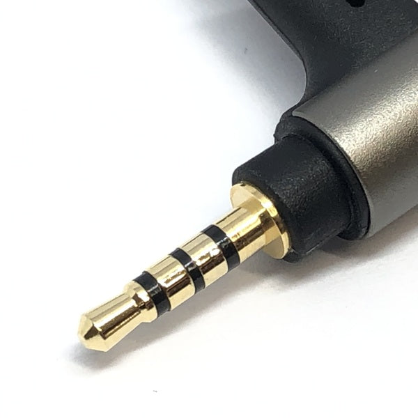 【中古】2.5mm4極プラグ-MMCX(L/R)イヤホンケーブル 1.2m ブラックライン【iect_01_bl2m_b_120】【秋葉原】
