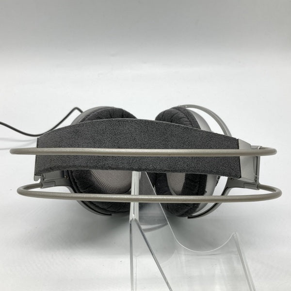コメント不可 MDR-F1 有線ヘッドホン シルバー 音出し確認済 全体域の音のバランスがとても絶妙なヘッドホン！独特なデザイン