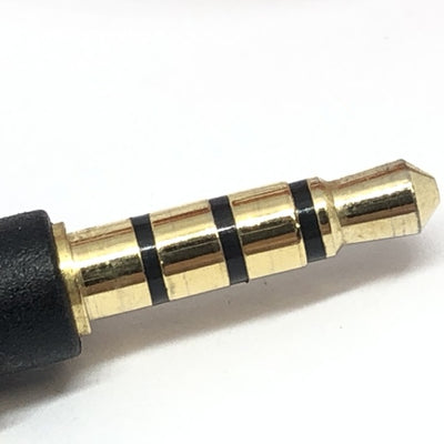 【中古】3.5mm4極プラグ-MMCX(L/R)イヤホンケーブル 1.2m【iect_01_bl3m_120】【秋葉原】