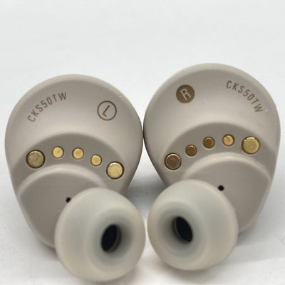 【中古】ATH-CKS50TW BG ベージュ【日本橋】