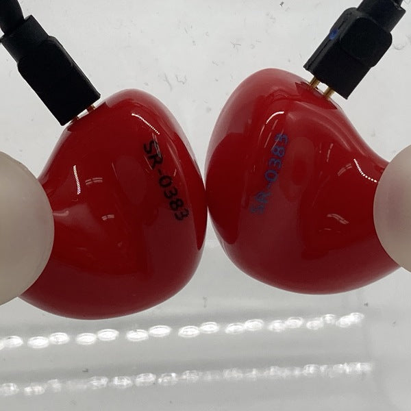 イヤホン AROMA Musical Box Star Transparent RED AROMA 【中古】Music Box STAR 4.4mmバランス【秋葉原】 – e