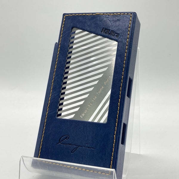 【中古】N3Ultra用純正レザーケース ブルー【仙台】