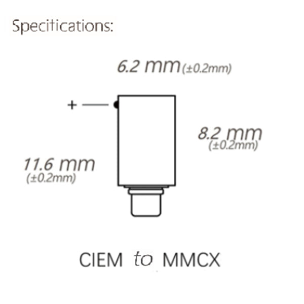 【アウトレット】MMCX(M)-CIEM(F) Black【名古屋】