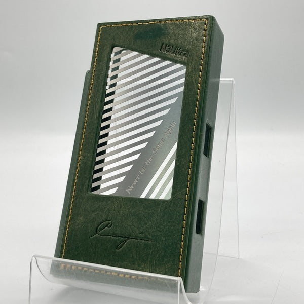 【中古】N3Ultra用純正レザーケース グリーン【日本橋】