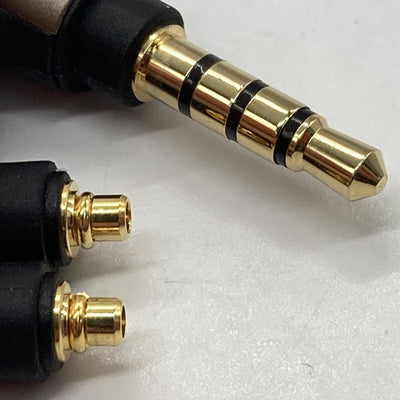 【中古】2.5mm4極プラグ-MMCX(L/R)イヤホンケーブル 1.2m ブラックライン【iect_01_bl2m_b_120】【日本橋】