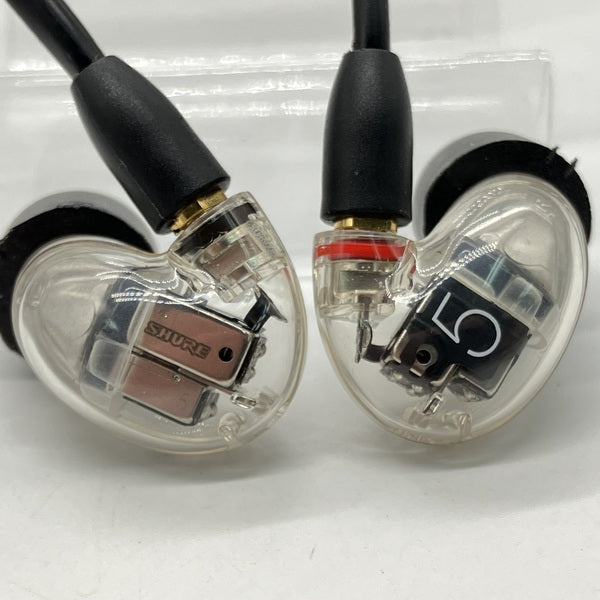 shure aonic5 クリア  SE53BACL+UNI-A 美品 SHURE AONIC 5 SE53BACL+UNI-A クリアー｜ミュージックランドKEY