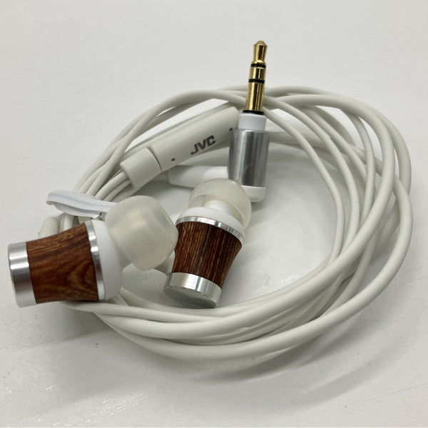 ◆◇JVC 中古品 イヤホン HA-FW7 HA-FW7|WOOD|インナーイヤーヘッドホン|イヤホン・ヘッドホン