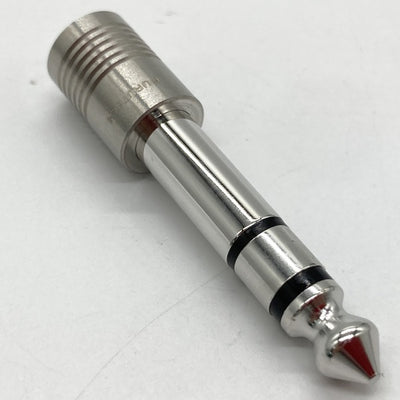 【中古】F63-S(R）【ロジウムメッキ 3.5mm→6.3mm変換プラグ】【日本橋】