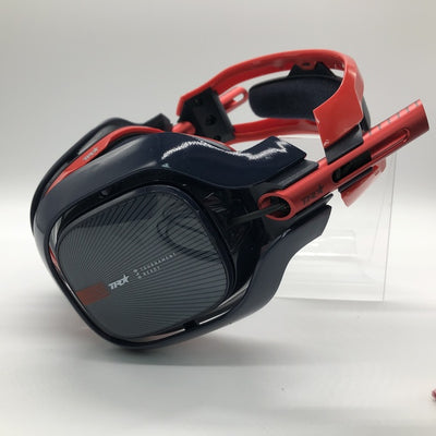 【中古】A40 + MIXAMP Pro TR ゲーミング・ヘッドセット（red&black）【ケーブル欠品】【日本橋】