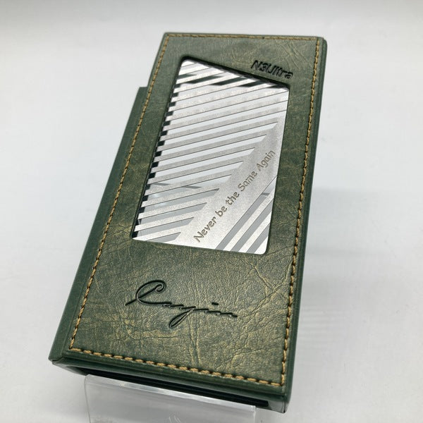 【中古】N3Ultra用純正レザーケース グリーン【秋葉原】