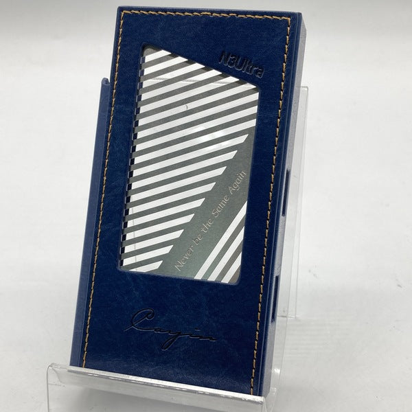 【中古】N3Ultra用純正レザーケース ブルー【名古屋】
