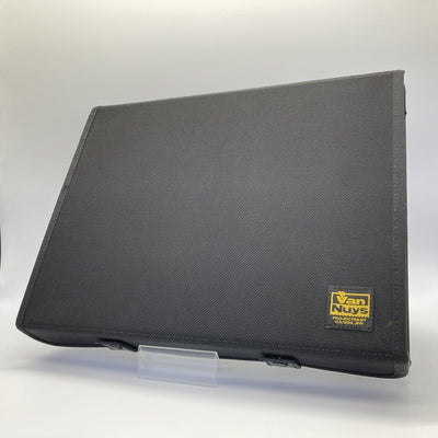 【中古】簡単に仕切りの位置が変えられるイヤフォンケース-Ver.2.0／12個用＜ワイド＞ （バリスティックナイロン製：ブラック）【VE163-00】【仙台】