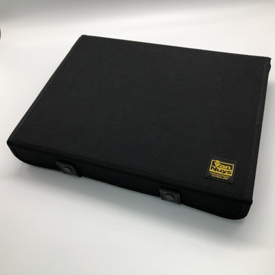 【中古】簡単に仕切りの位置が変えられるイヤフォンケース-Ver.2.0／12個用＜ワイド＞ （バリスティックナイロン製：ブラック）【VE163-00】【日本橋】