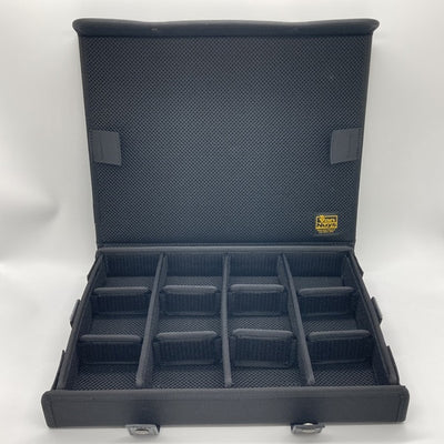 【中古】簡単に仕切りの位置が変えられるイヤフォンケース-Ver.2.0／12個用＜ワイド＞ （バリスティックナイロン製：ブラック）【VE163-00】【秋葉原】