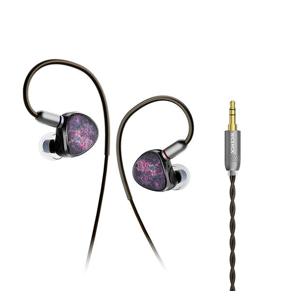 イヤホン NICEHCK EpicSeeker Nicehck epicseeker-ケーブル付きイヤホン,超高純度6n純粋な