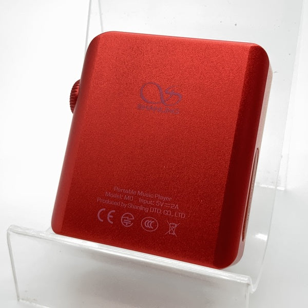 SHANLING M0 中古 レッド 保護カバー付 美品 SHANLING 【中古】M0 レッド 専用ケース(レッド)セット【M0 RD