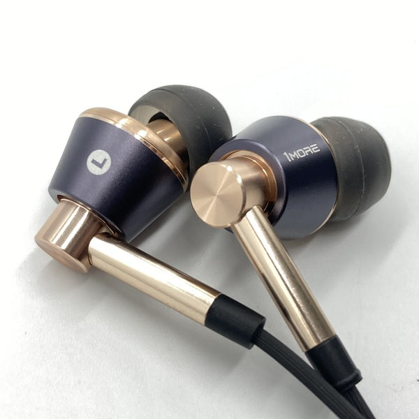 1MORE 【中古】E1001 Triple-Driver In-Ear Headphones ゴールド