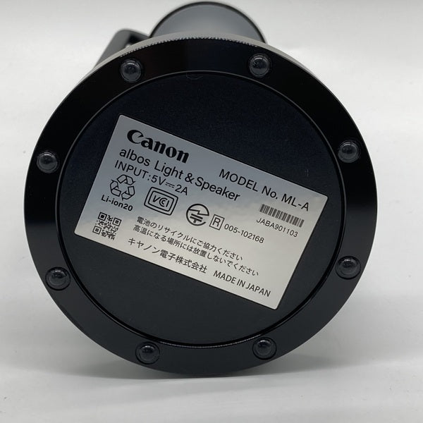 CANON(キヤノン) albos ライト&スピーカー ML-A ブラック CANON albos Light&Speaker ML-A(BK) [ブラック] 価格比較 - 価格.com