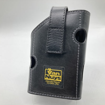 【中古】【VD371-STGY】AK380とAK380AMPをDIGNIS製ケースに入れたままで収納できる ぬめ革製キャリングケース＜e☆イヤホン限定サイズ＞（ダークグレーステッチ）【秋葉原】