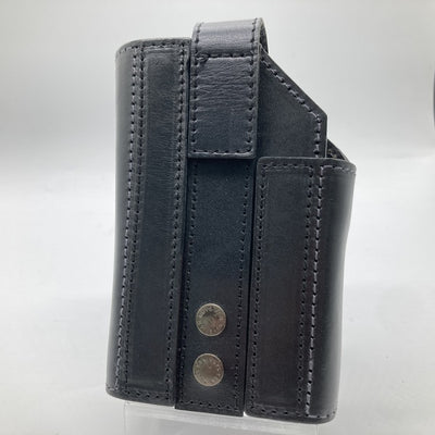 【中古】【VD371-STGY】AK380とAK380AMPをDIGNIS製ケースに入れたままで収納できる ぬめ革製キャリングケース＜e☆イヤホン限定サイズ＞（ダークグレーステッチ）【秋葉原】