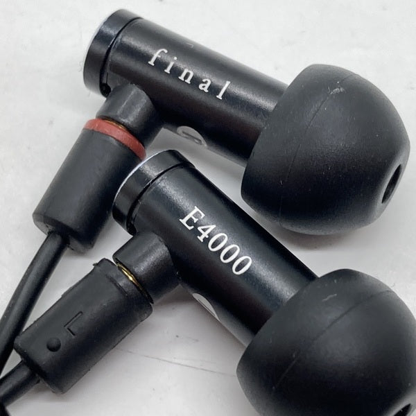 final E4000 ブラック 有線イヤホン 中古品 final 【中古】E4000【仙台】 – e☆イヤホン