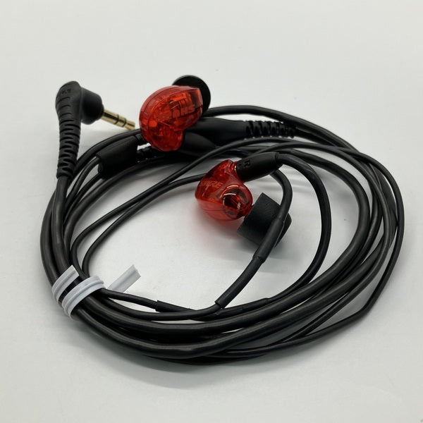 SHURE シュア イヤホン 有線 SE215SPE-RD-A レッド SHURE 【最安SALE】SE215SPE-RD-A(SE215 Special Edition レッド