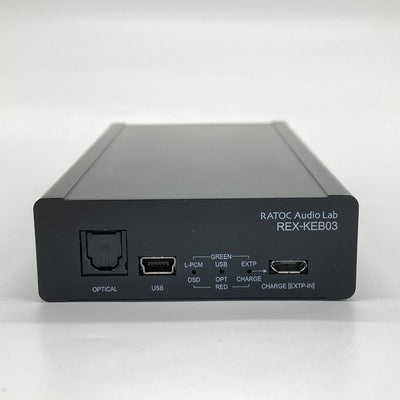 【中古】REX-KEB03 DSD対応DAC内蔵フルバランスポータブルヘッドホンアンプ【日本橋】