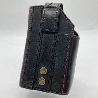 【中古】【VD371-STRD】AK380とAK380AMPをDIGNIS製ケースに入れたままで収納できる ぬめ革製キャリングケース＜e☆イヤホン限定サイズ＞（レッドステッチ）【秋葉原】