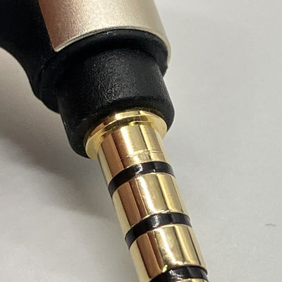 【中古】3.5mm4極プラグ-MMCX(L/R)イヤホンケーブル 1.2m【iect_01_bl3m_120】【秋葉原】