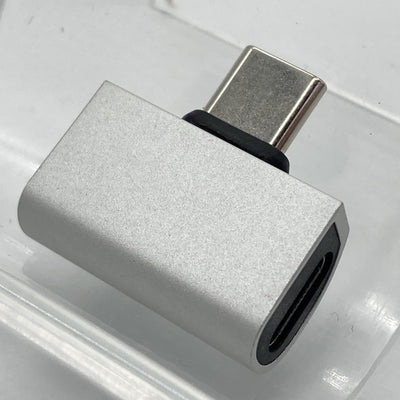 【中古】イヤホン端子変換アダプター Type-C シルバー【秋葉原】